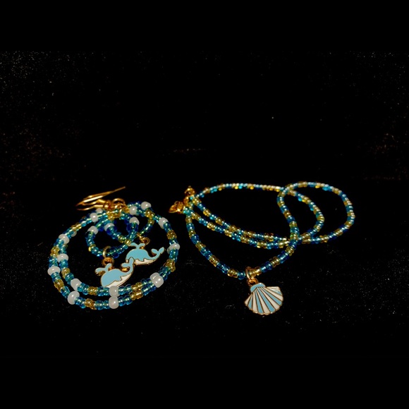 Glass bead jewelry set - Picture 3 of 5
